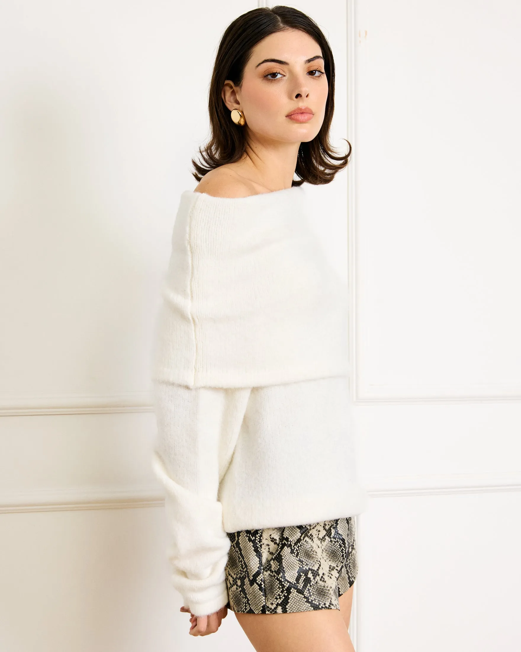 SONORA SWEATER IVORY sold by Line & Dot product image thumbnail 5