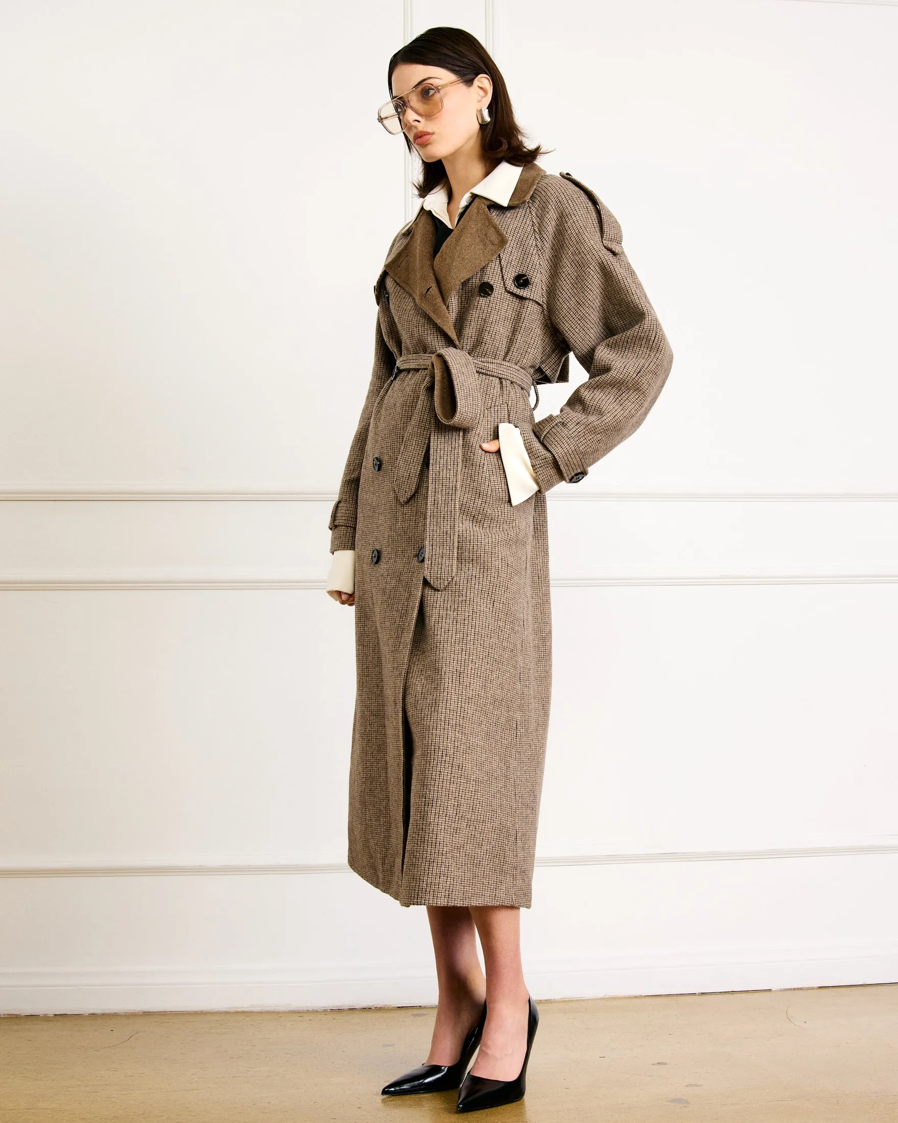 LEXI PLAID COAT sold by Line & Dot product image thumbnail 5