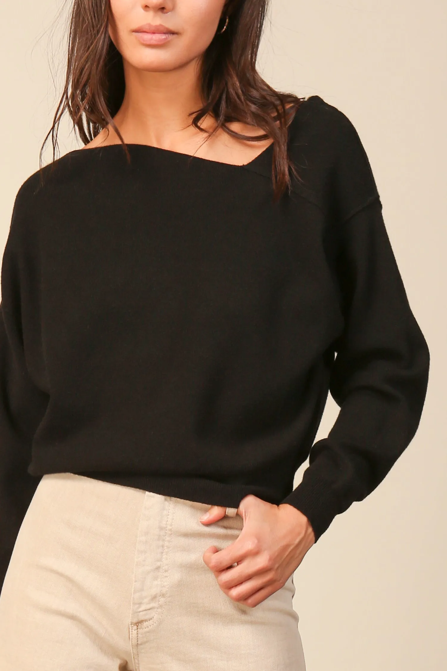 FAVORITE OFF SHOULDER SWEATER sold by Line & Dot product image thumbnail 5