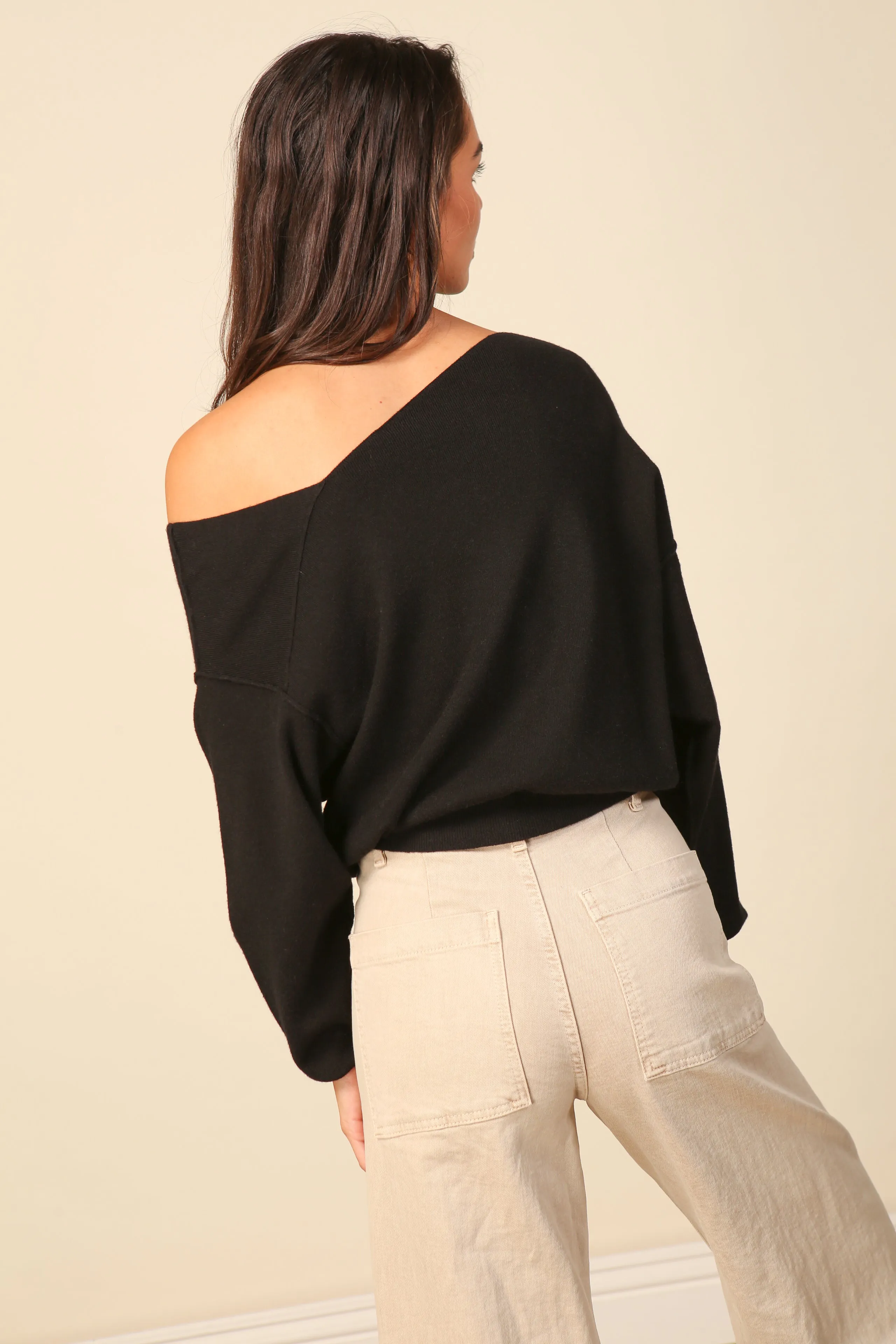 FAVORITE OFF SHOULDER SWEATER sold by Line & Dot product image thumbnail 2