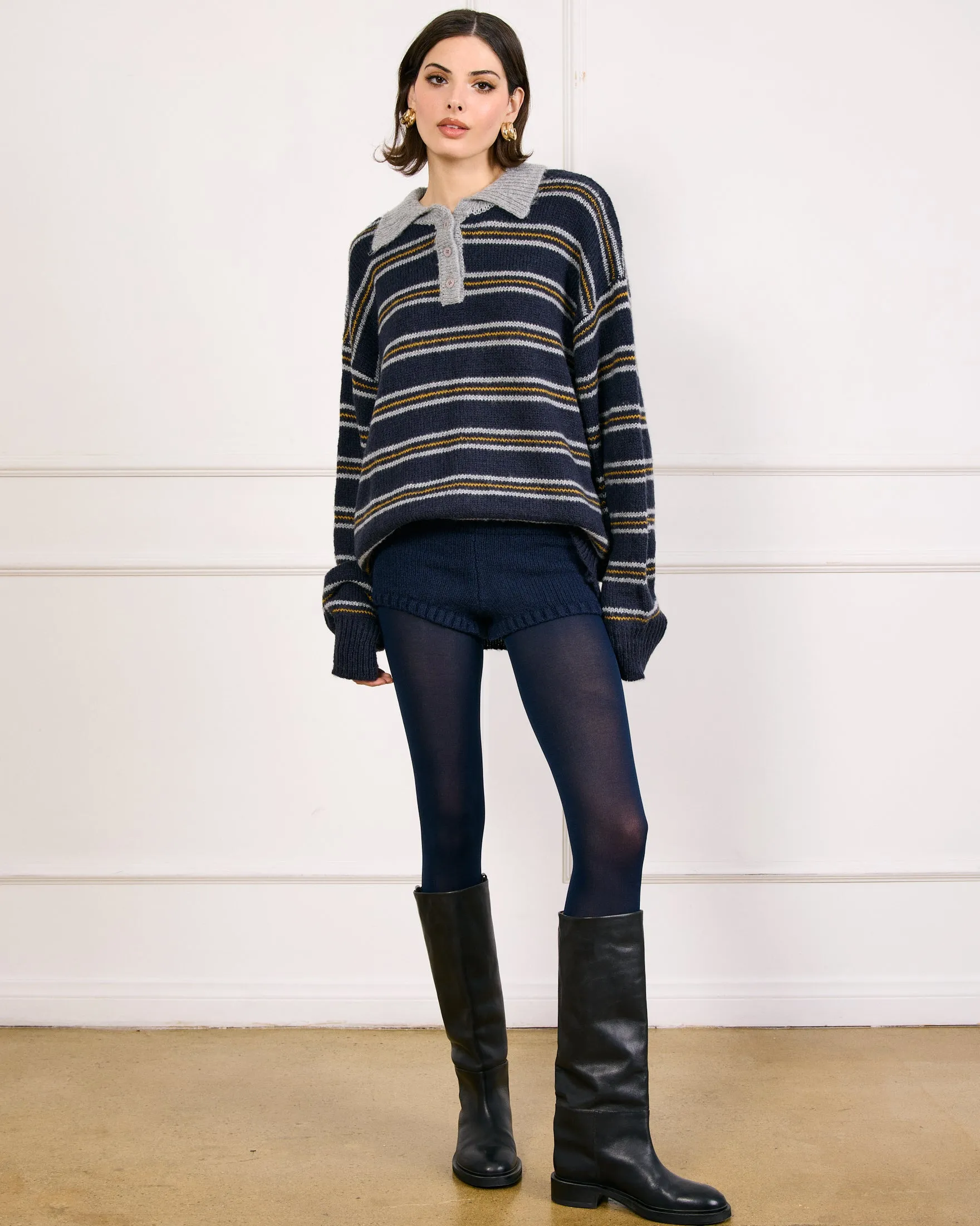 SUTTON STRIPED SWEATER sold by Line & Dot