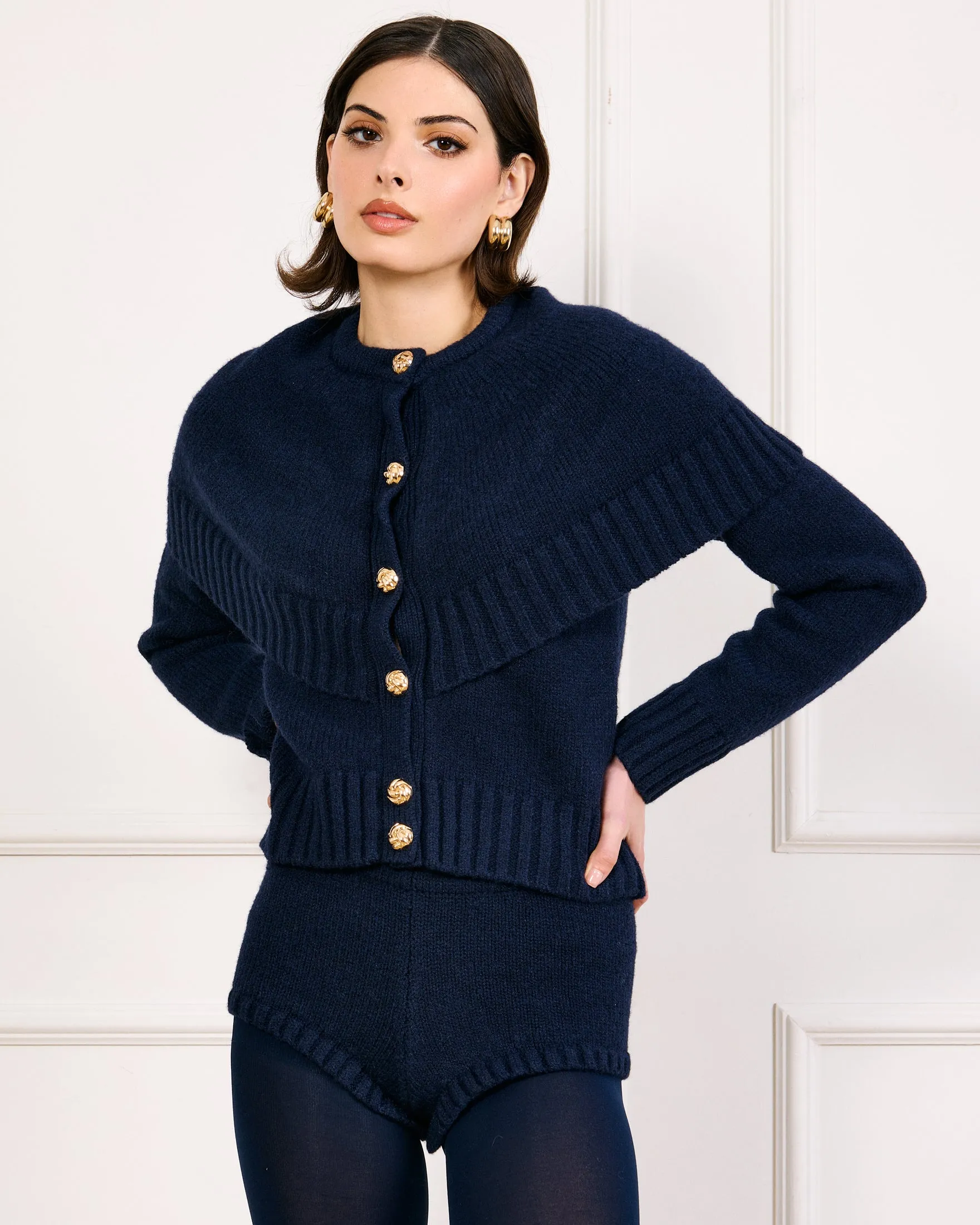 REESE KNIT SWEATER SHORTS sold by Line & Dot product image thumbnail 2