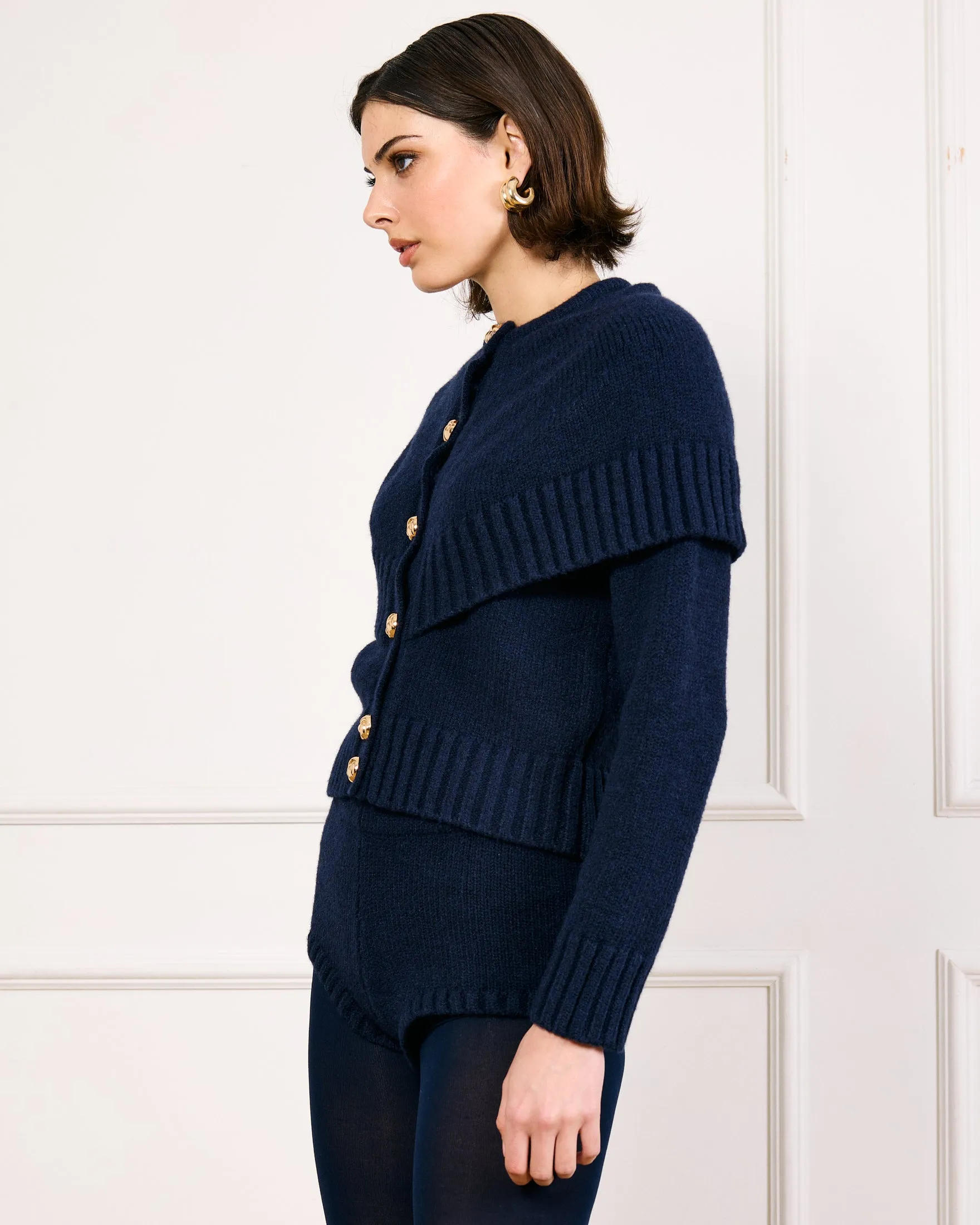 REESE KNIT SWEATER SHORTS sold by Line & Dot product image thumbnail 3