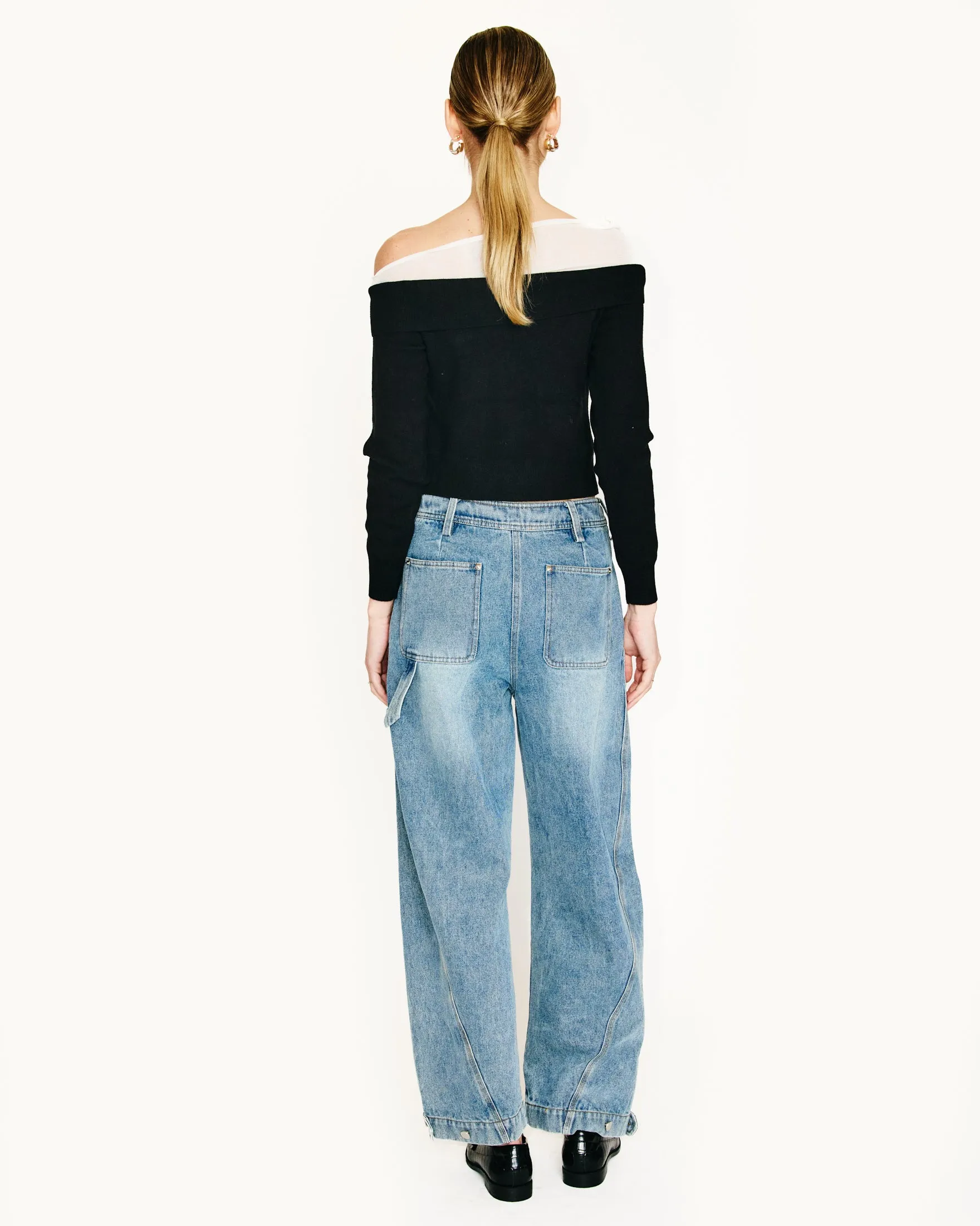 YSA OFF THE SHOULDER SWEATER sold by Line & Dot product image thumbnail 5