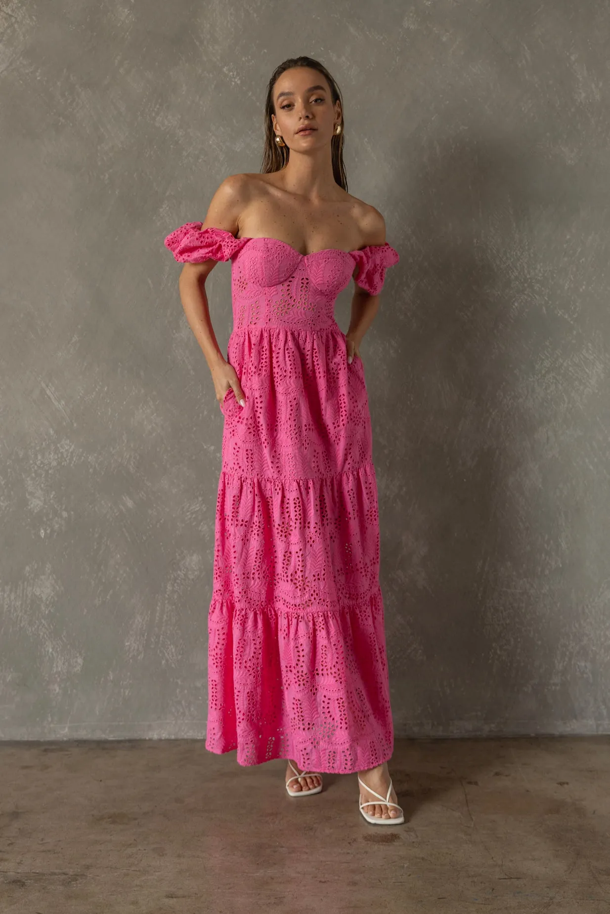 YOUNG LOVE MIDI DRESS sold by Line & Dot product image thumbnail 3