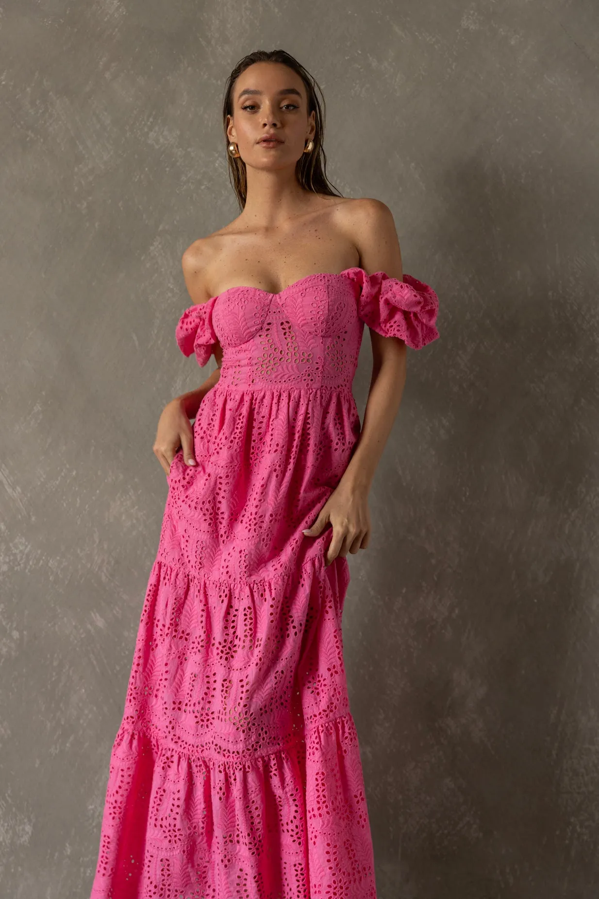 YOUNG LOVE MIDI DRESS sold by Line & Dot product image thumbnail 2