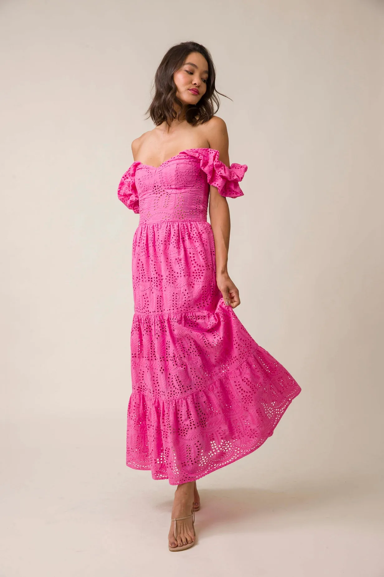 YOUNG LOVE MIDI DRESS sold by Line & Dot product image thumbnail 4