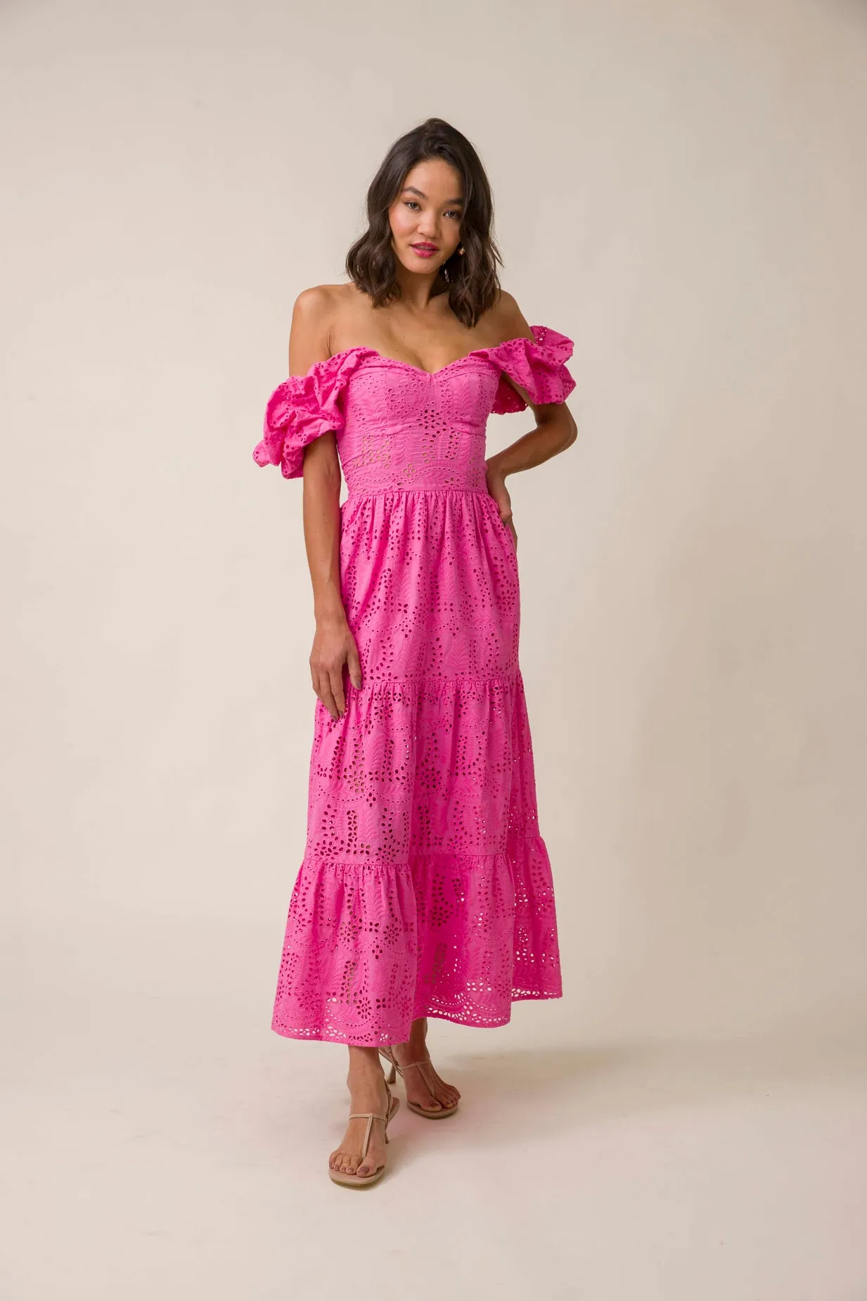 YOUNG LOVE MIDI DRESS sold by Line & Dot product image thumbnail 5