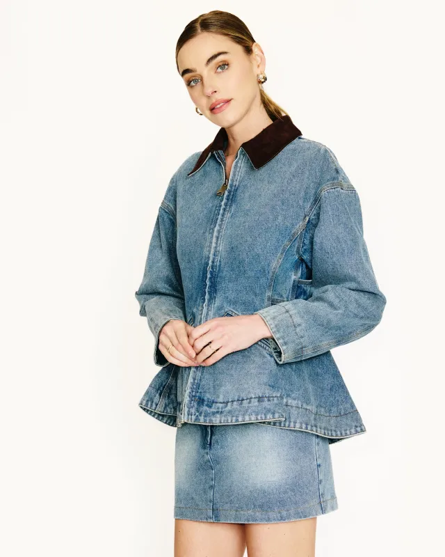 MOTTLE JACKET made by Line & Dot