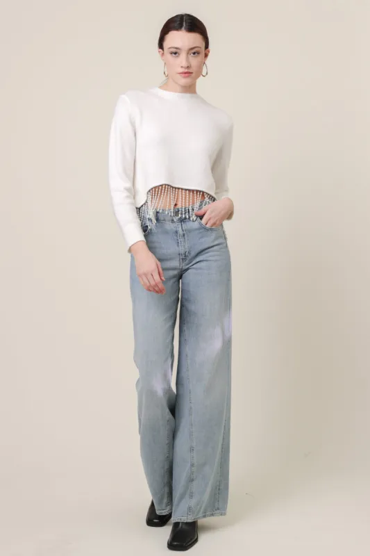 EMILY PEARL SWEATER made by Line & Dot