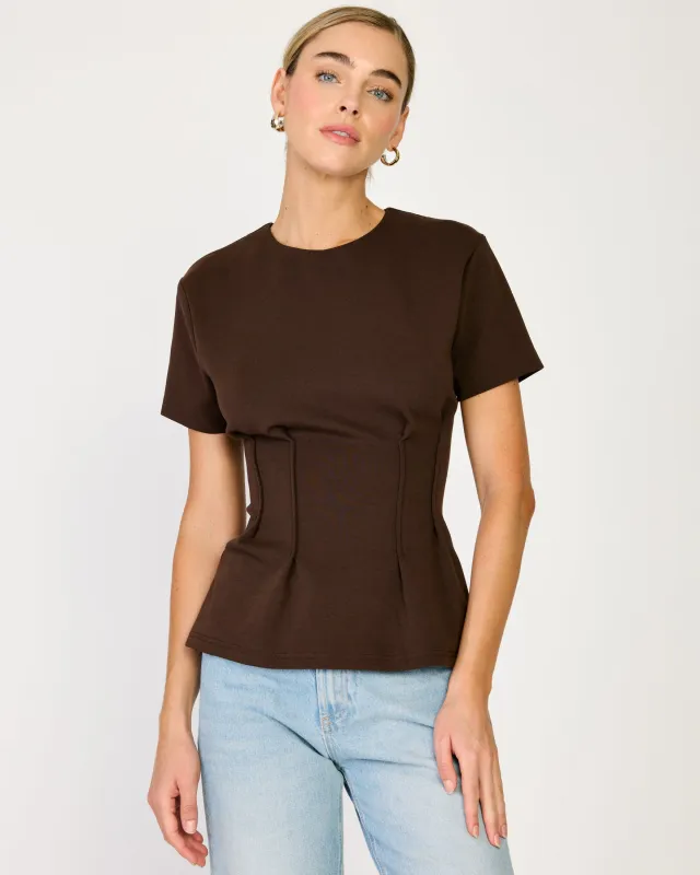 COEN  SHORT SLEEVE TOP made by Line & Dot