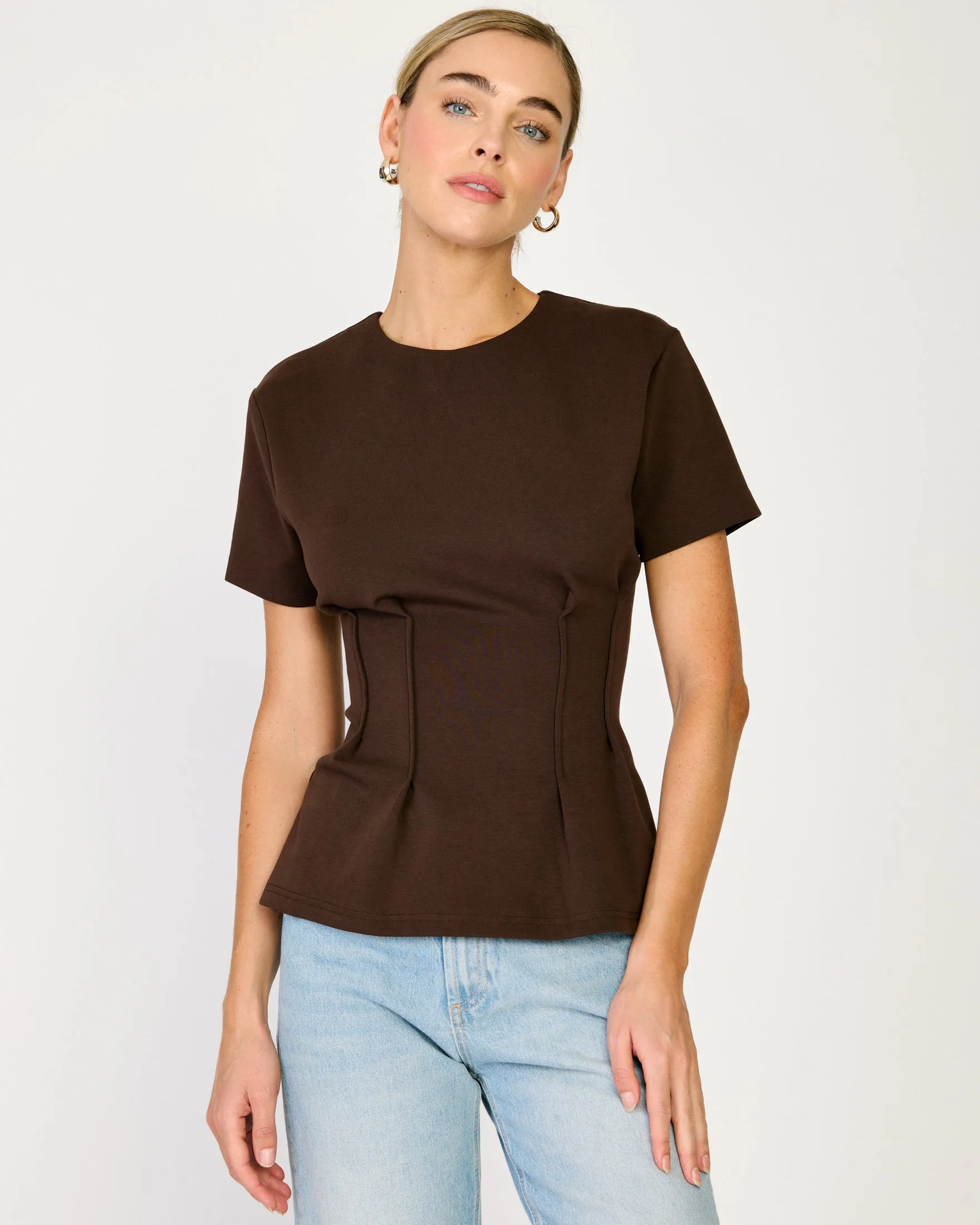 COEN SHORT SLEEVE TOP sold by Line & Dot