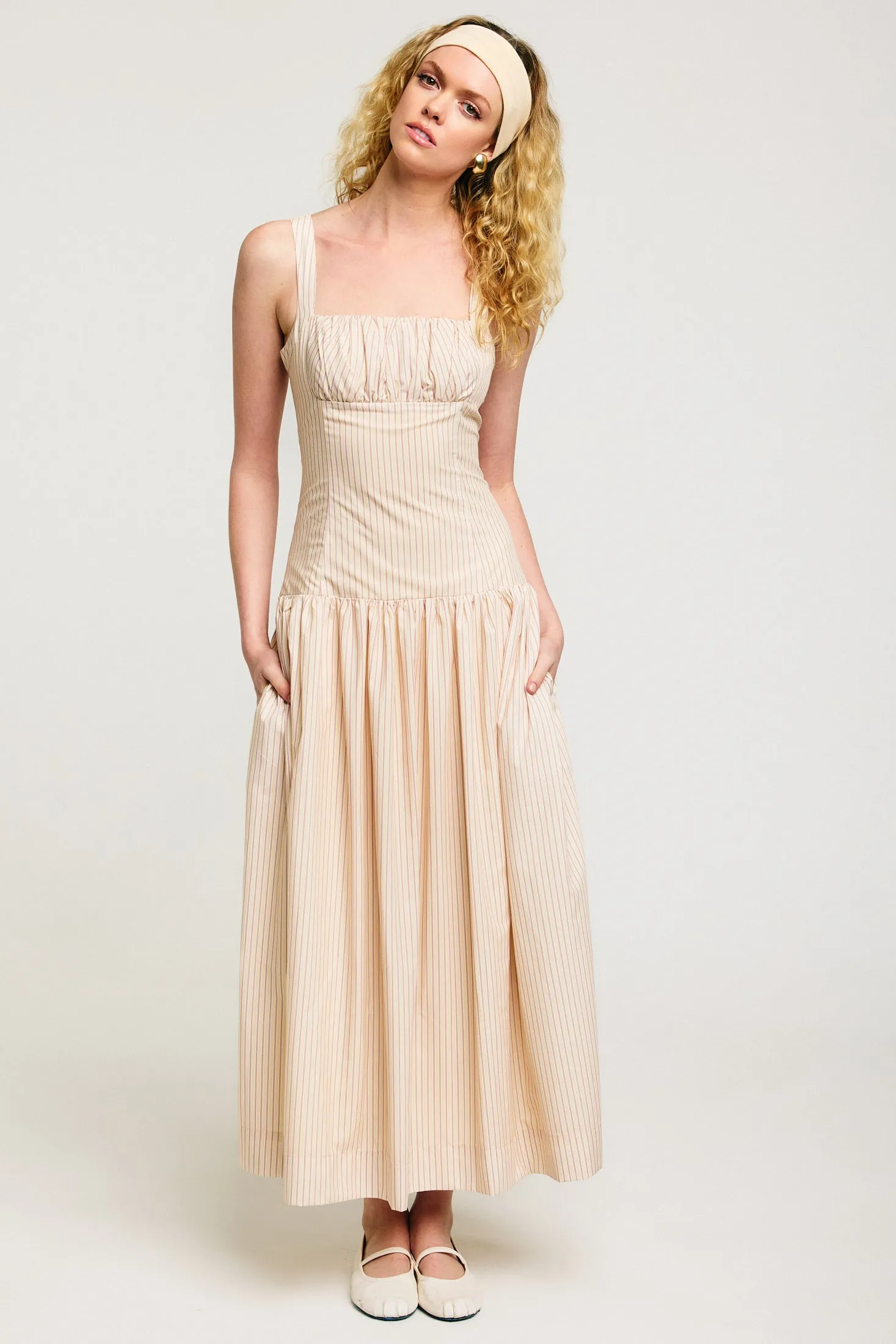 NOEMI MAXI DRESS sold by Line & Dot