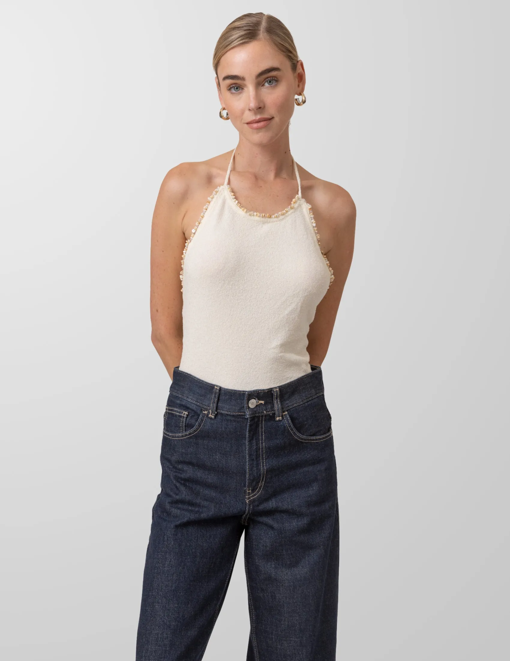 SIMONE SWEATER TANK TOP sold by Line & Dot product image thumbnail 2