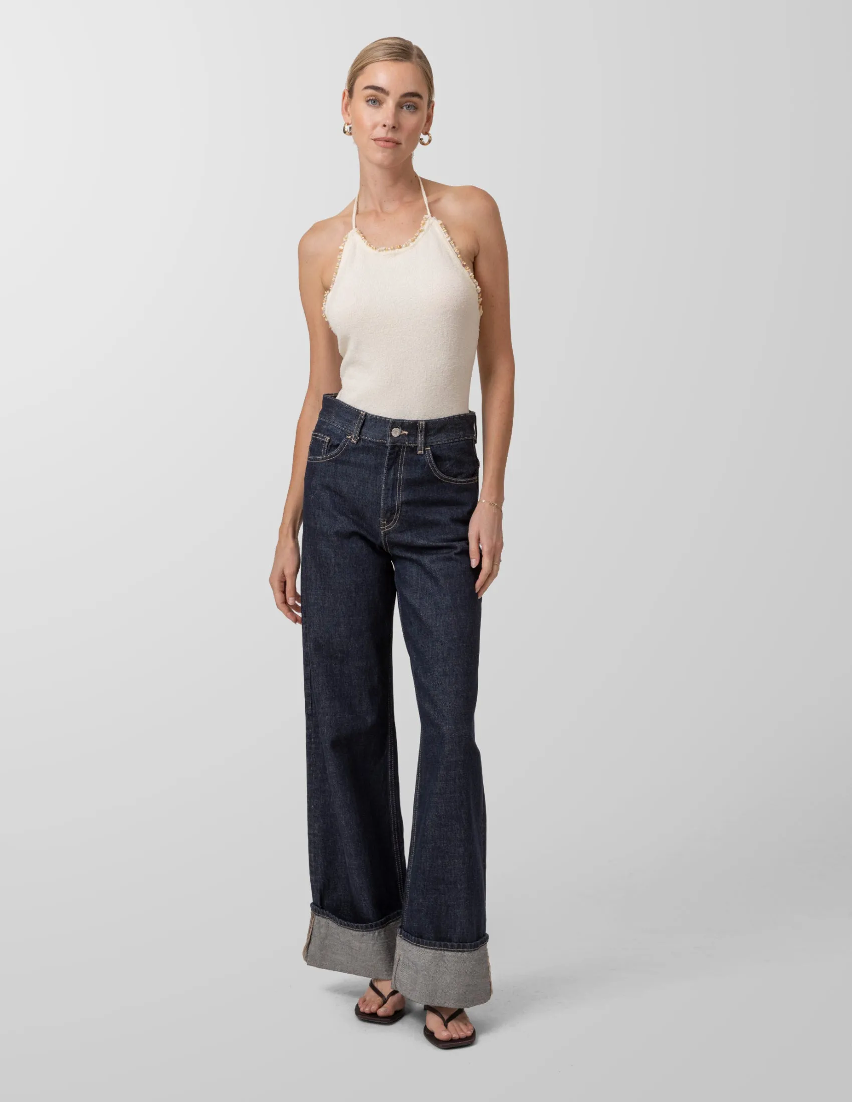 SIMONE SWEATER TANK TOP sold by Line & Dot