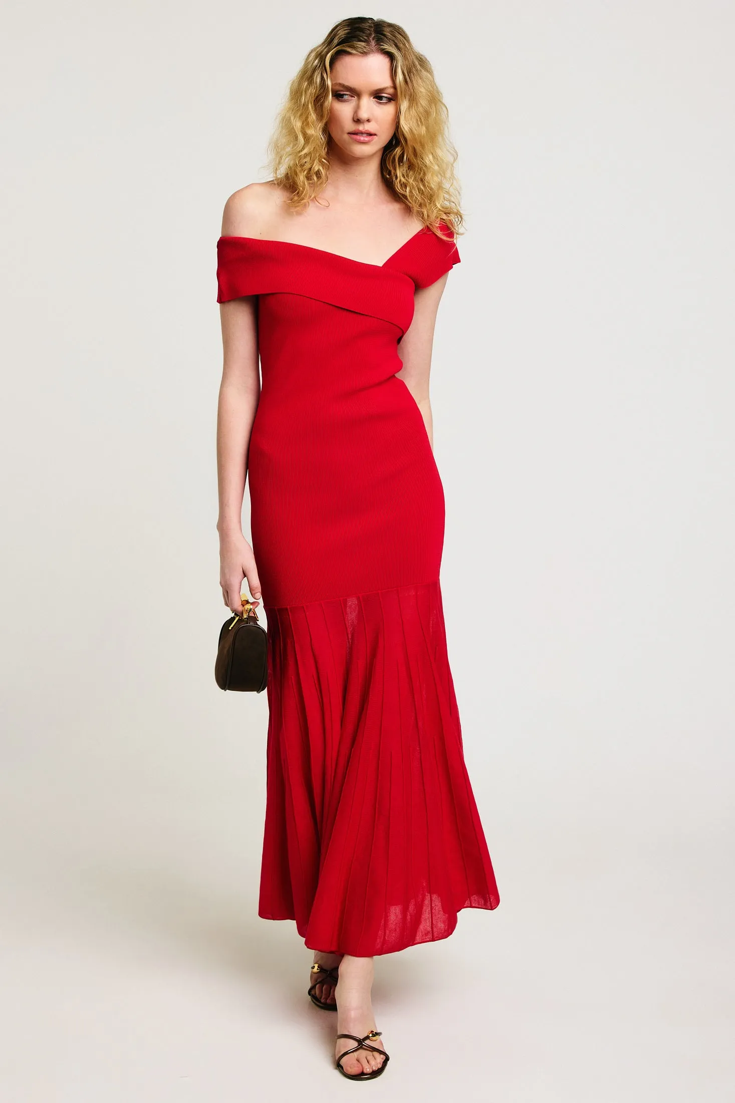 ROWAN SWEATER DRESS RED sold by Line & Dot product image thumbnail 2