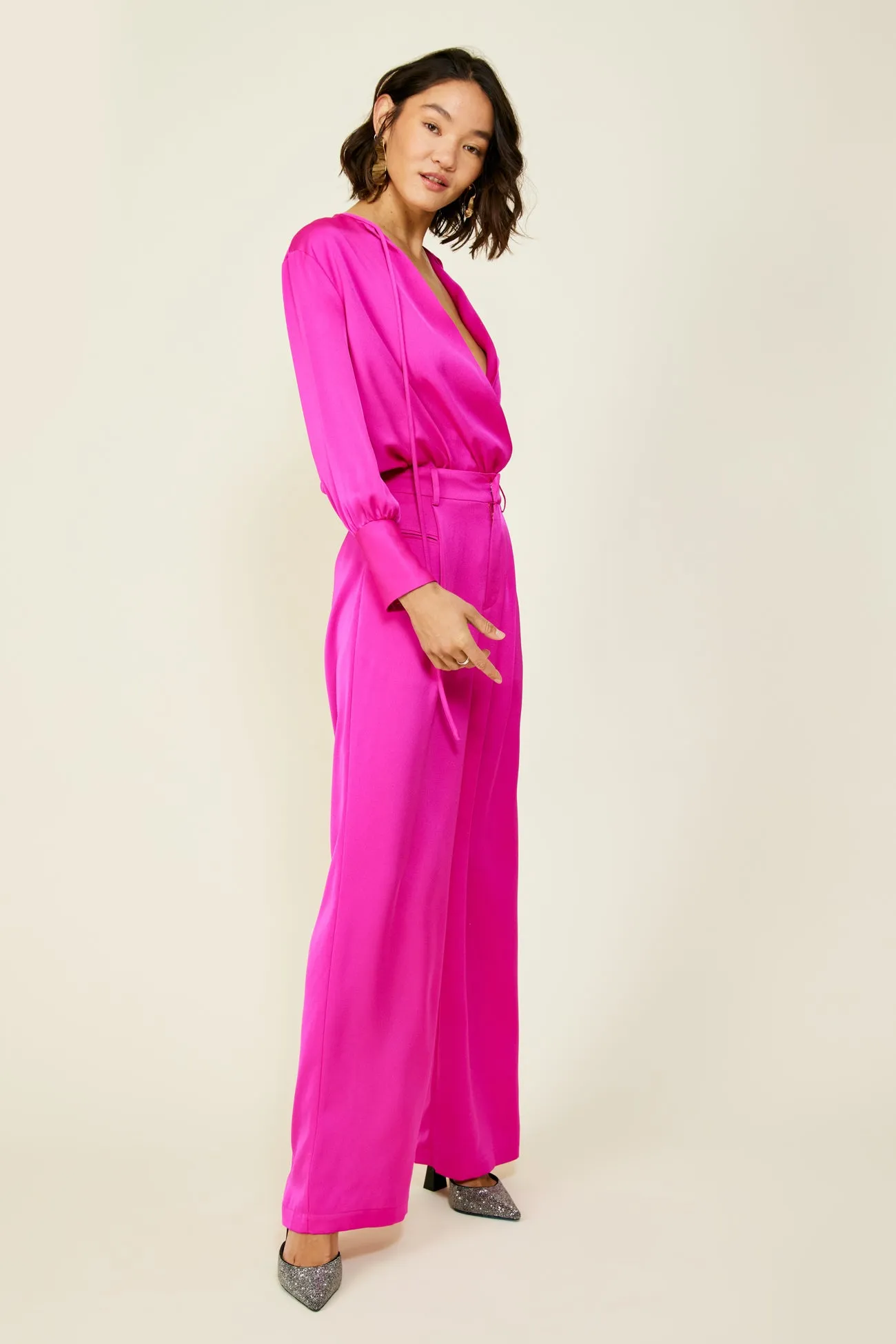 Miki Pants ( Magenta) sold by Line & Dot product image thumbnail 2