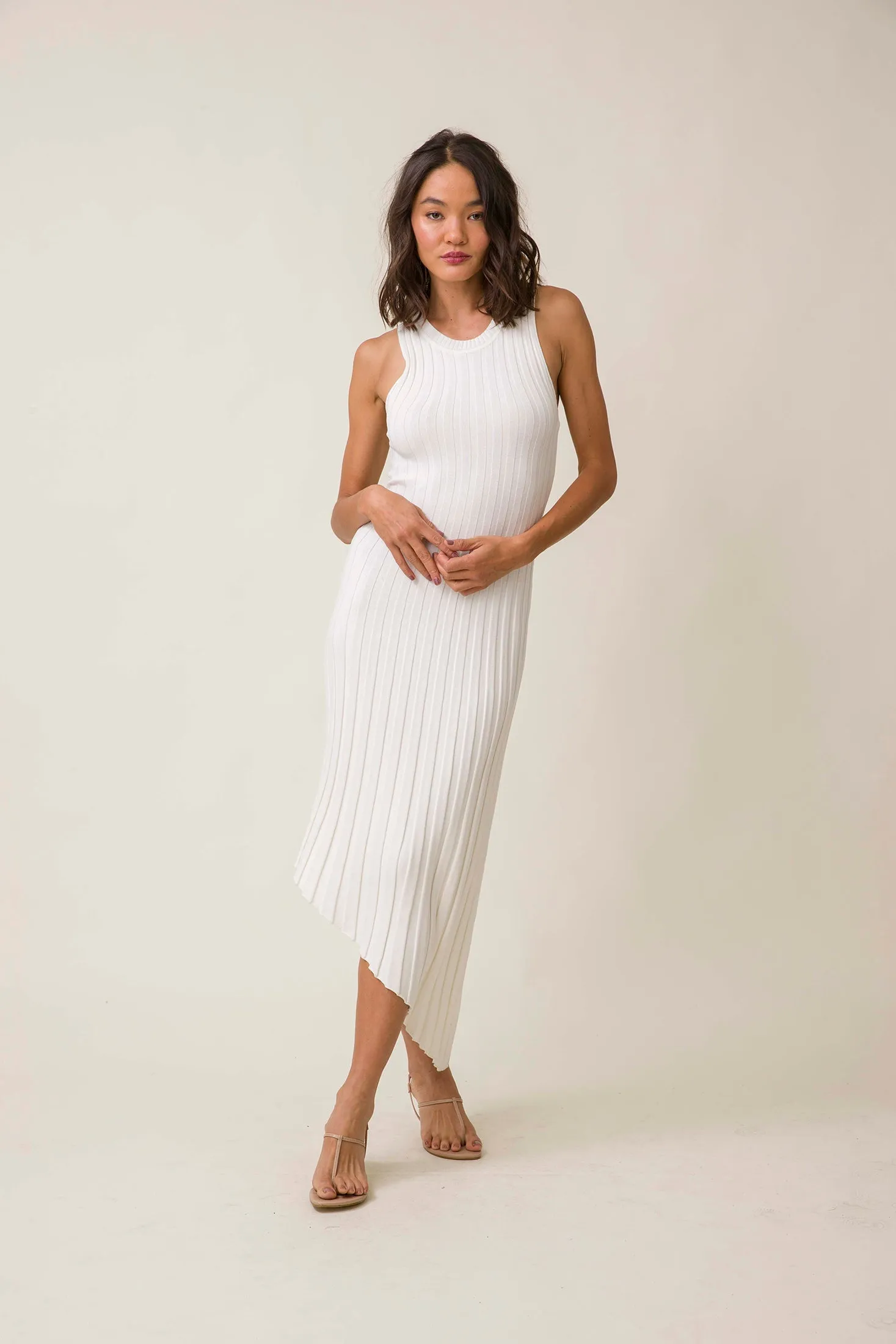 MAGNOLIA RIB DRESS sold by Line & Dot