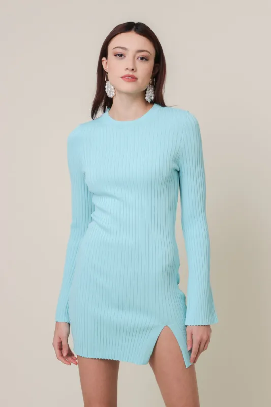 LANA DRESS SKY BLUE sold by Line & Dot
