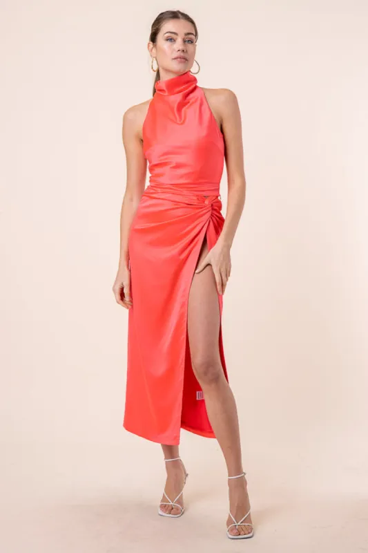 DELLA HIGH NECK TOP sold by Line & Dot