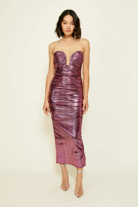 MOON STRUCK MIDI DRESS sold by Line & Dot
