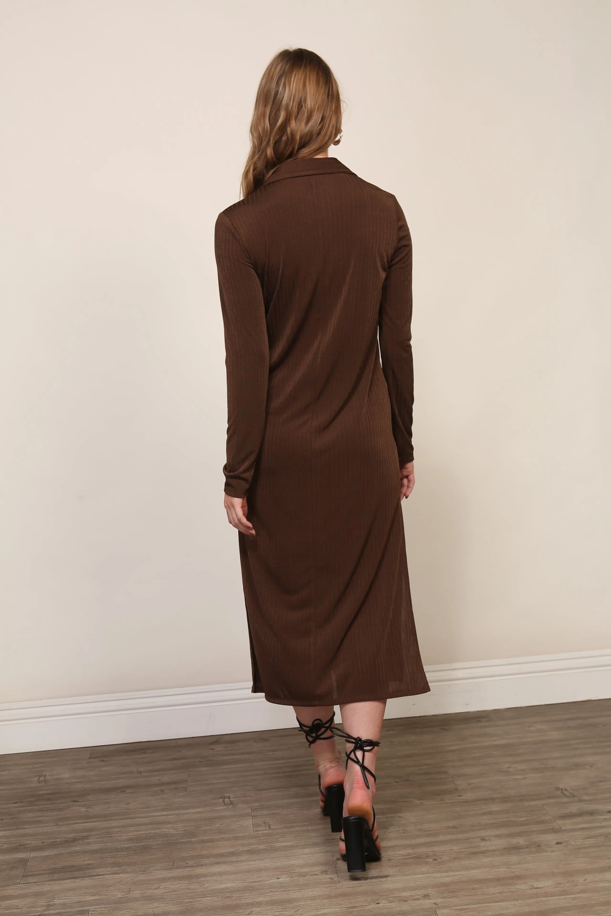 CAMILLA BUTTON FRONT KNIT RIBBED sold by Line & Dot product image thumbnail 4