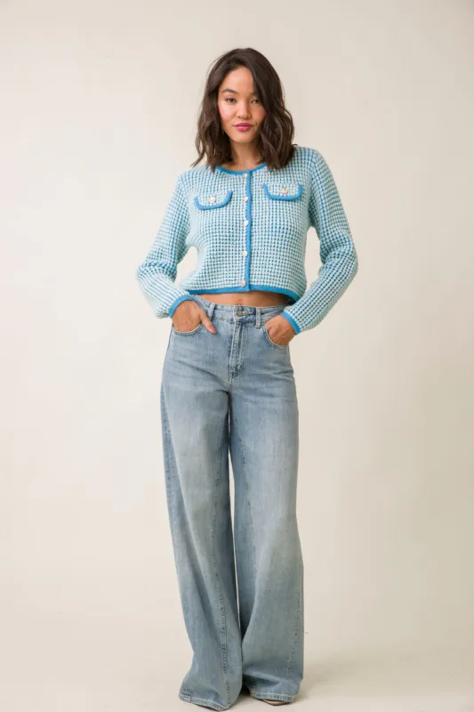 WARM YOUR HEART CARDIGAN sold by Line & Dot