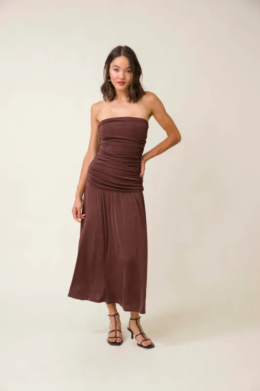 BRI MID DRESS sold by Line & Dot