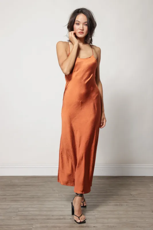 MAKENA MIDI DRESS sold by Line & Dot