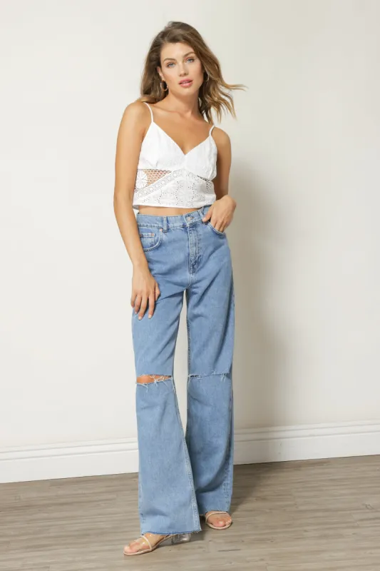 LYDIA CAMI TANK sold by Line & Dot