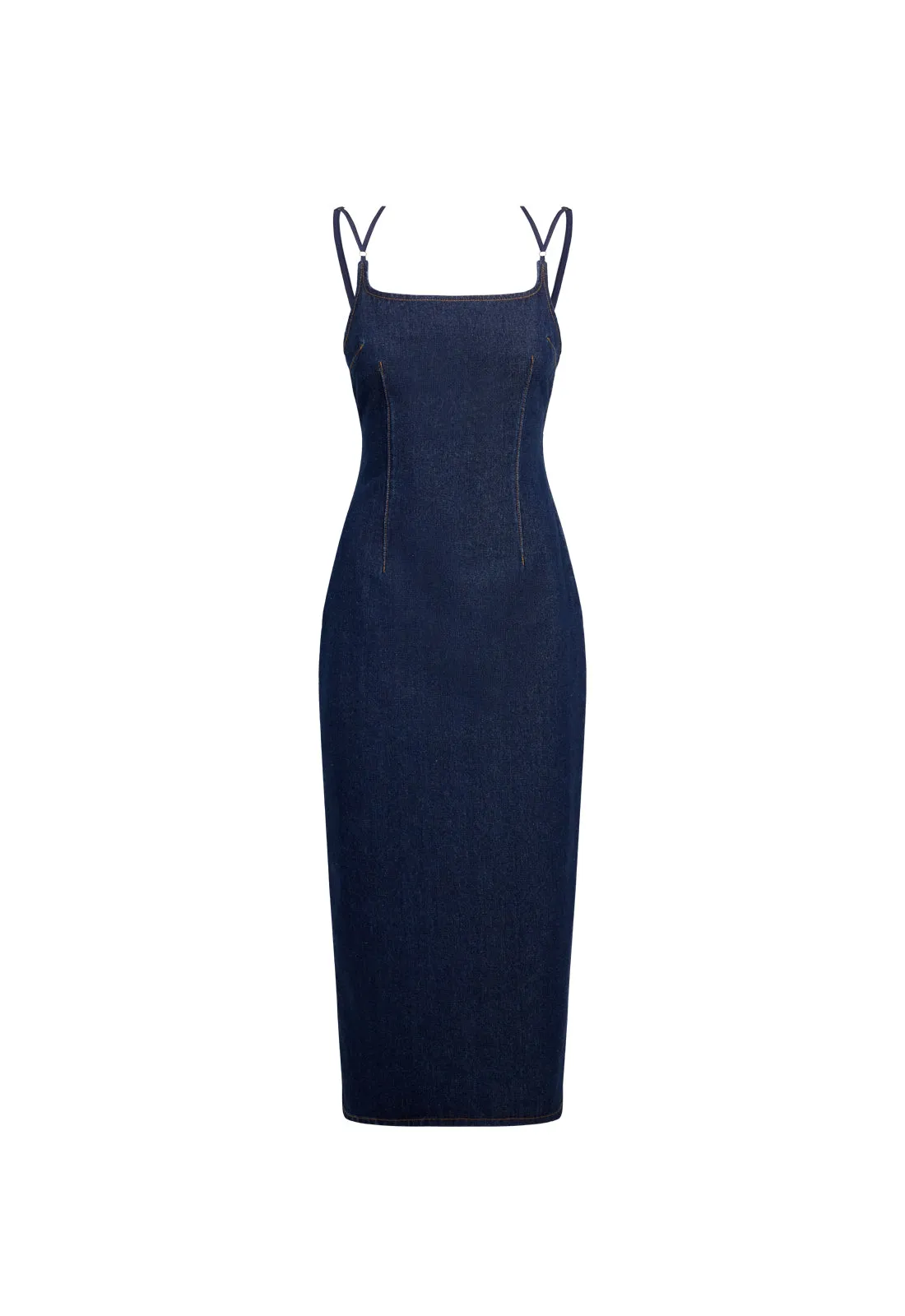 BIRKIN MIDI DRESS - INDIGO sold by Lioness product image thumbnail 5