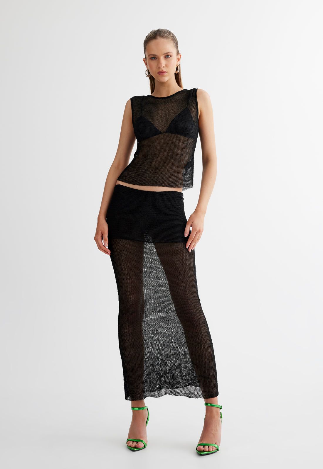 THE KENDALL SKIRT - ONYX sold by Lioness product image thumbnail 4