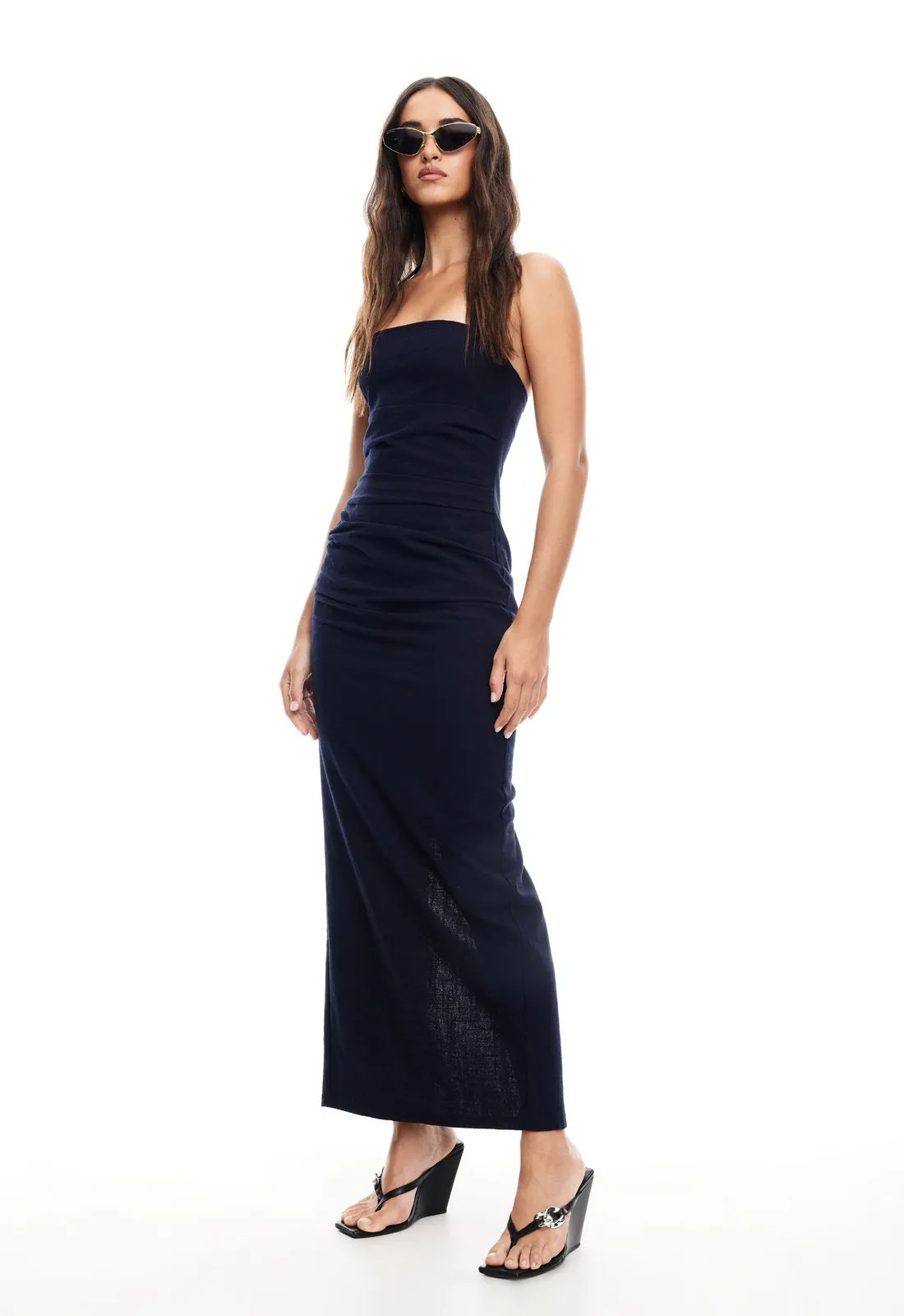 1999 MAXI DRESS - NAVY sold by Lioness product image thumbnail 3