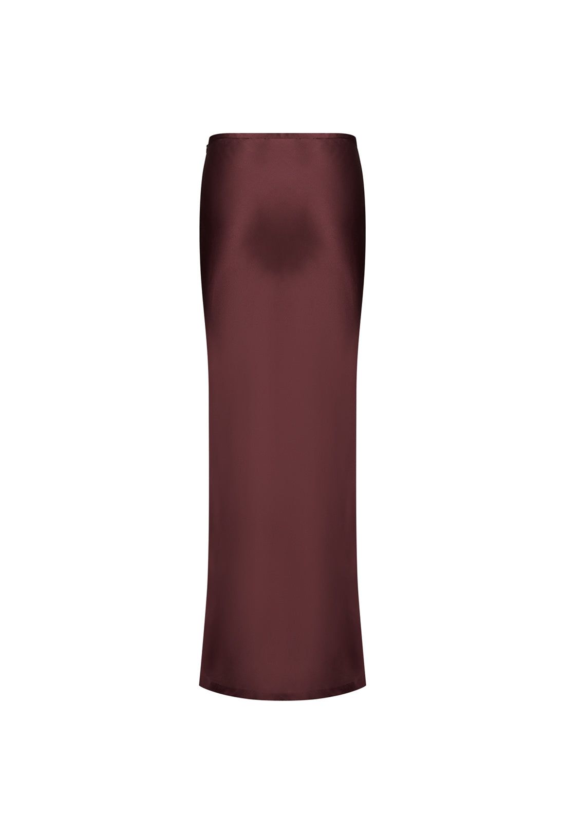 HUDSON SATIN MAXI SKIRT - GARNET sold by Lioness product image thumbnail 7