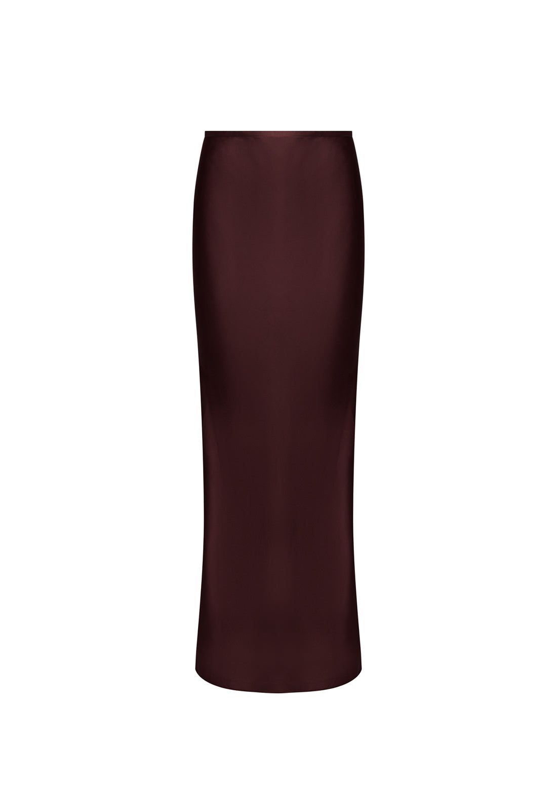 HUDSON SATIN MAXI SKIRT - GARNET sold by Lioness product image thumbnail 6