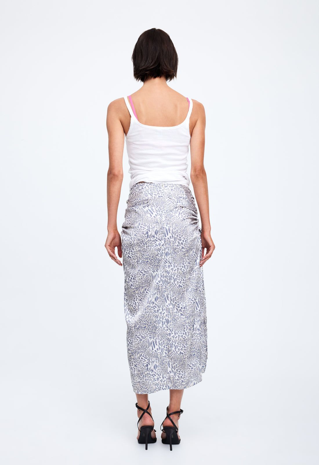 LE PARIS MIDI SKIRT - LEOPARD sold by Lioness product image thumbnail 5