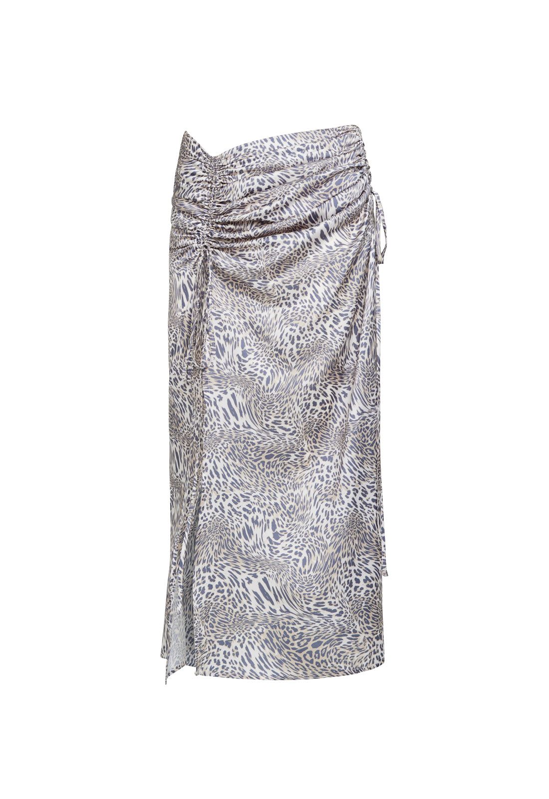 LE PARIS MIDI SKIRT - LEOPARD sold by Lioness