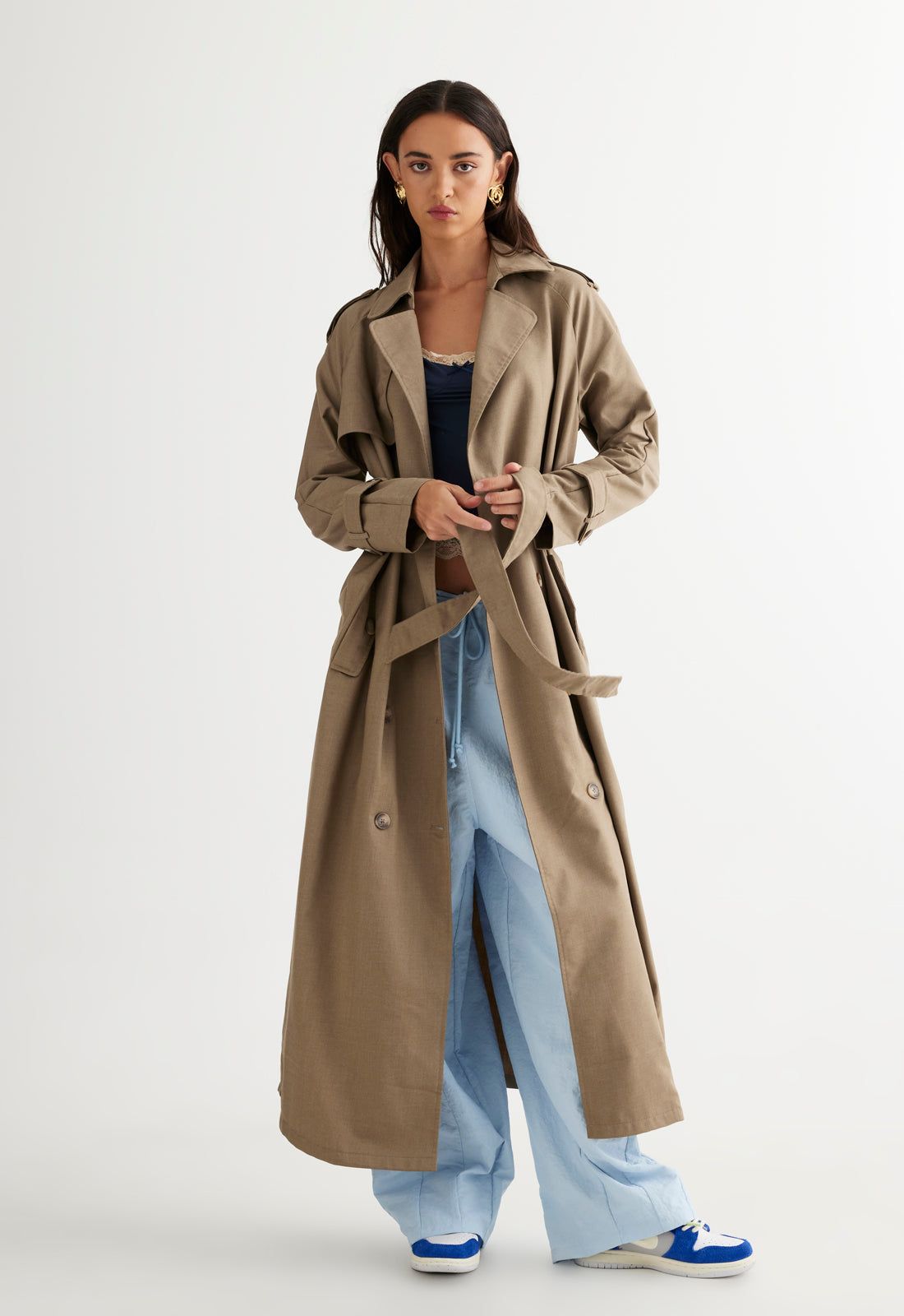 TRENCHEROUS COAT - BEIGE sold by Lioness product image thumbnail 3