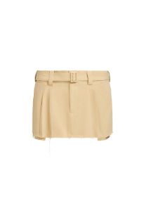 ELLE MINI SKIRT  - CAMEL sold by Lioness