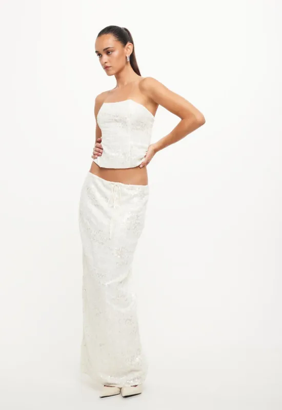 SHE'S ALL THAT STRAPLESS TOP - BONE sold by Lioness