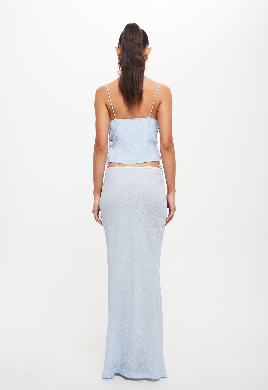 ENDLESS MAXI SKIRT - PALE BLUE sold by Lioness product image thumbnail 5