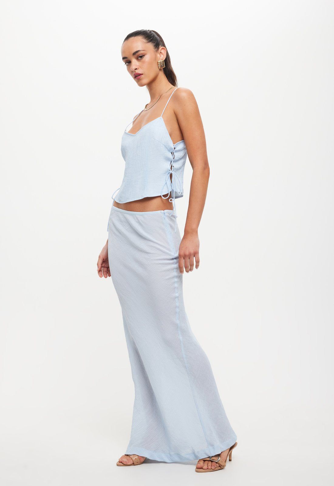 ENDLESS MAXI SKIRT - PALE BLUE sold by Lioness product image thumbnail 2