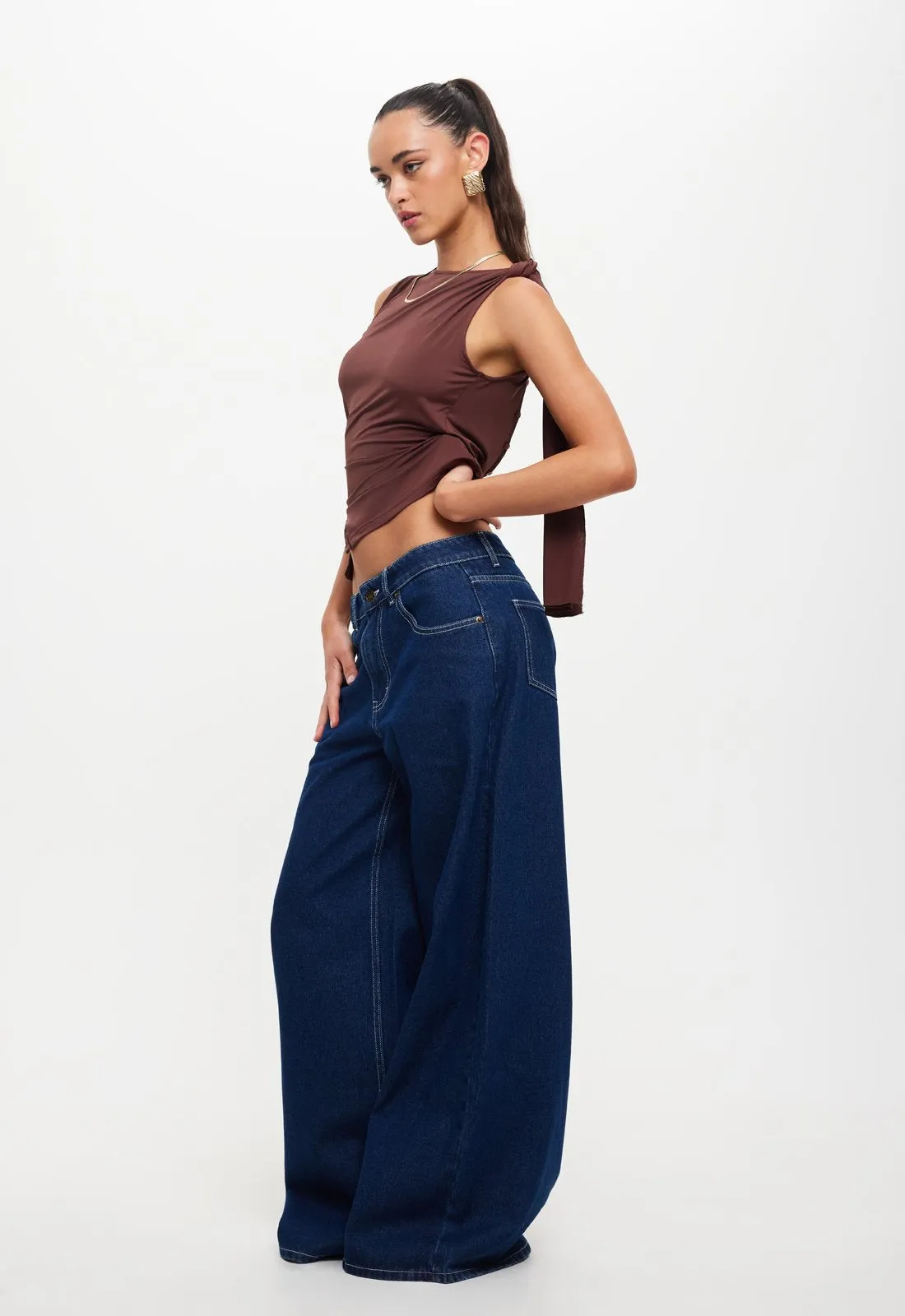 TRANQUIL TOP - CHOCOLATE sold by Lioness product image thumbnail 4