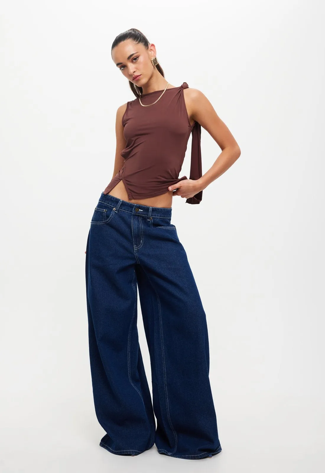 TRANQUIL TOP - CHOCOLATE sold by Lioness product image thumbnail 2