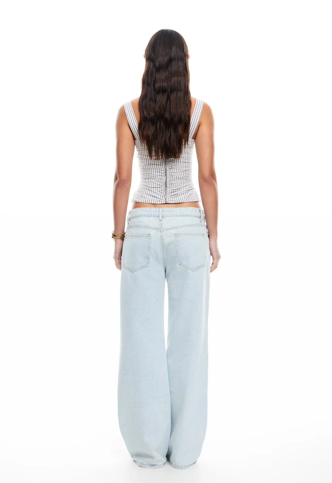 COBAIN CORSET - IVORY MULTI STRIPE sold by Lioness product image thumbnail 4