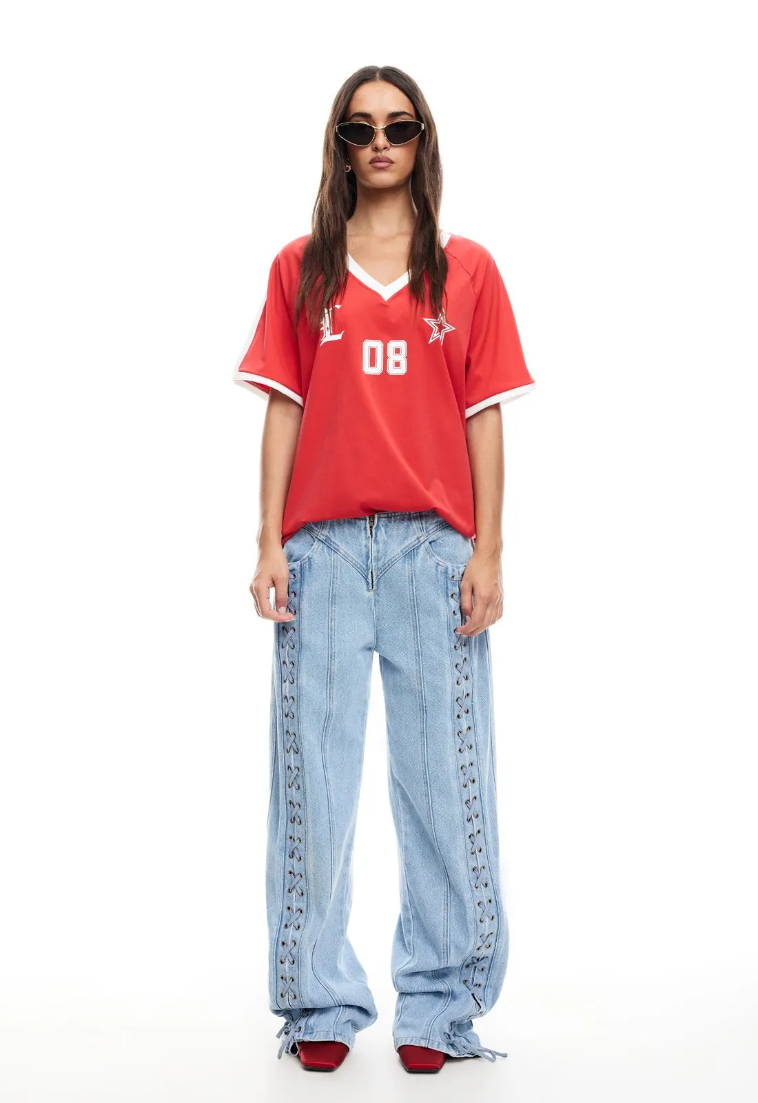 SPECTATE TOP - POPPY RED sold by Lioness product image thumbnail 2