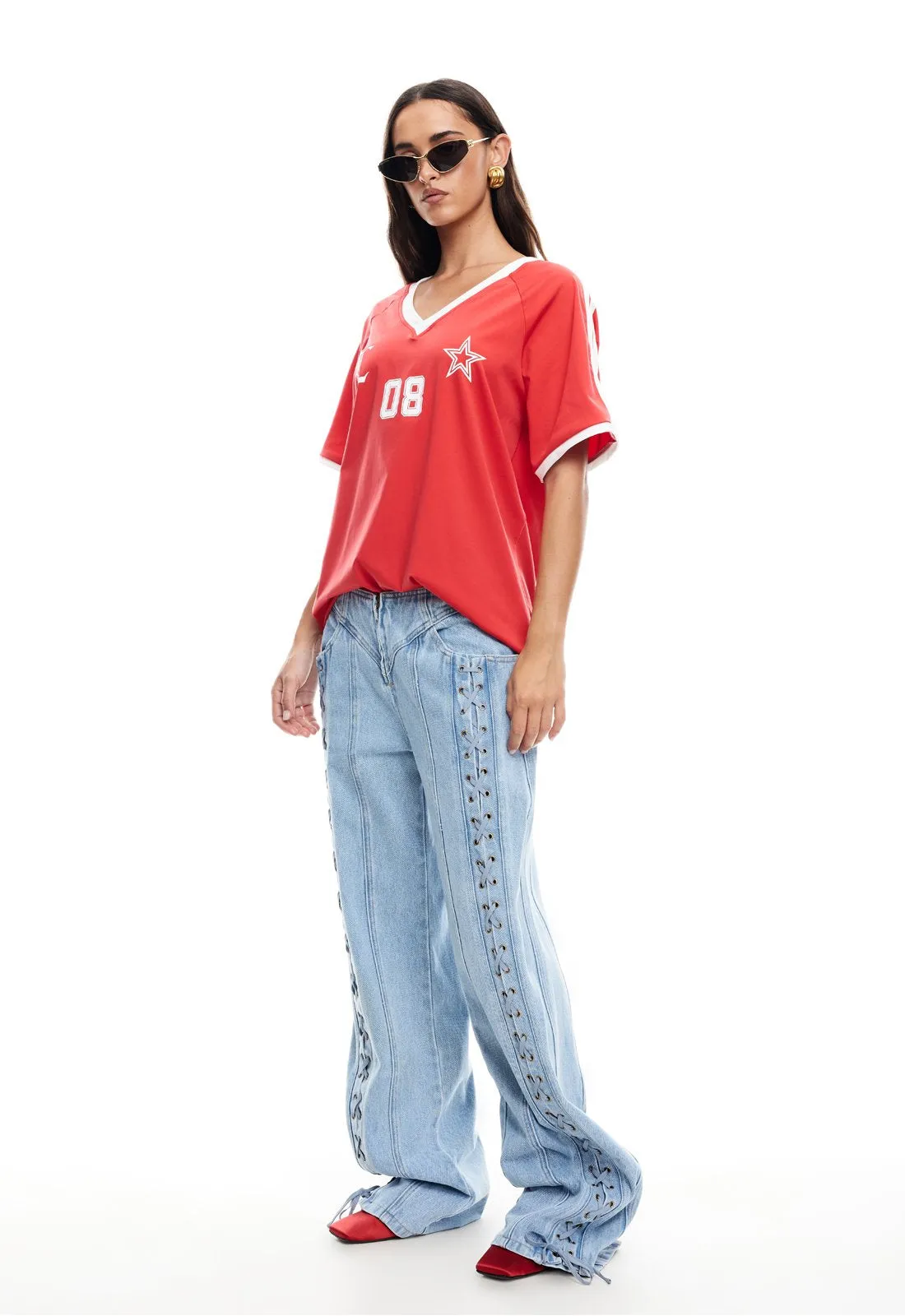 SPECTATE TOP - POPPY RED sold by Lioness product image thumbnail 3