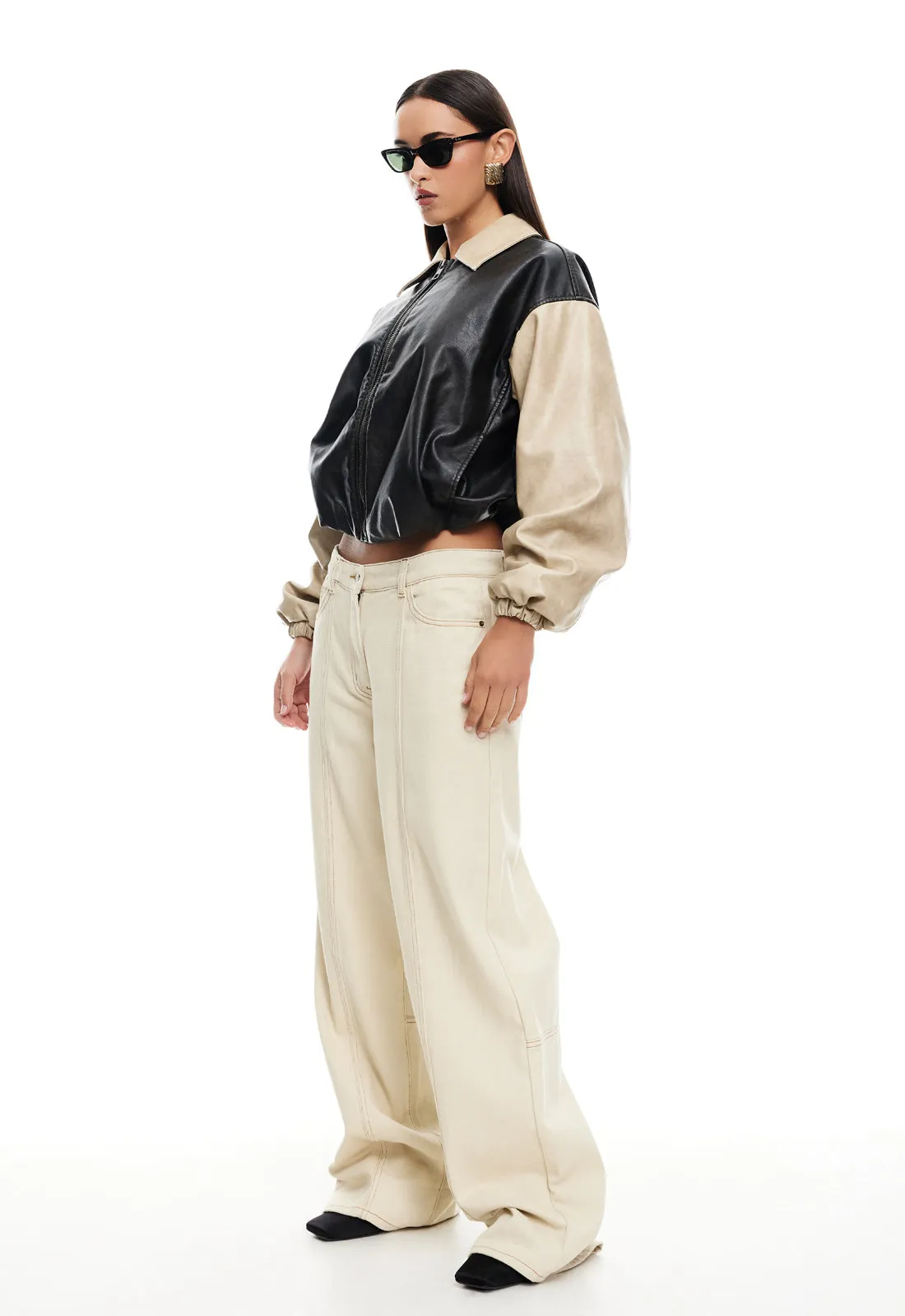 NIRVANA BOMBER - CAMEL sold by Lioness product image thumbnail 2