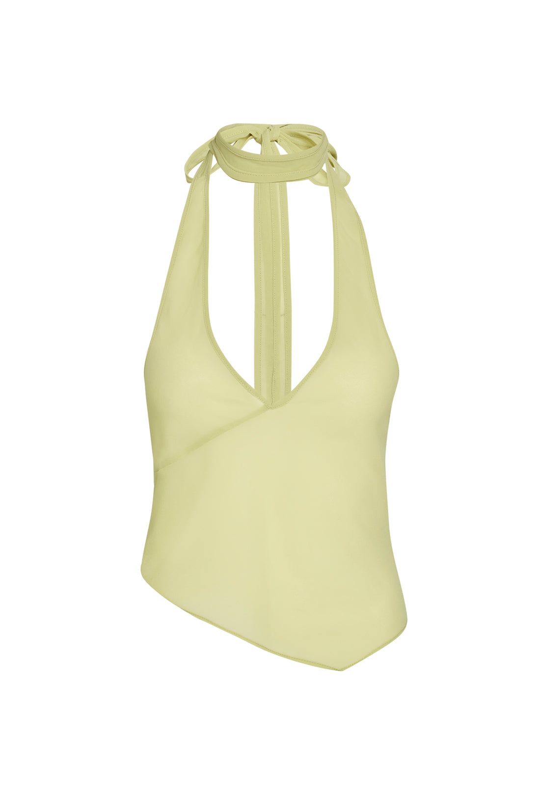 RENDEZVOUS HALTER TOP - LIME sold by Lioness product image thumbnail 6