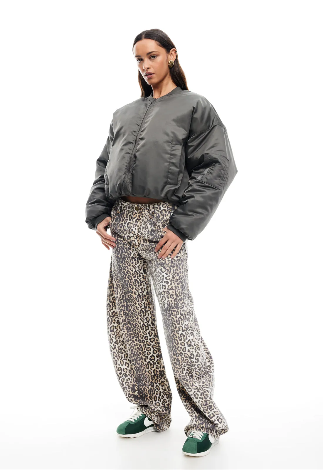 ESSENTIAL BOMBER - MOSS sold by Lioness product image thumbnail 2